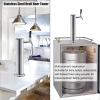 RGWYGCG Stainless Steel Beer Tower,Kegerator Tower,Beer Tower,Single Tap Draft Beer Kegerator Tower,Stainless Steel Double Faucet Draft Beer Tower for Home Brewing,Single Faucet Not Assembled view 3