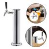 RGWYGCG Stainless Steel Beer Tower,Kegerator Tower,Beer Tower,Single Tap Draft Beer Kegerator Tower,Stainless Steel Double Faucet Draft Beer Tower for Home Brewing,Single Faucet Not Assembled view 4