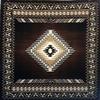 YHSF South Western Area Rug for Living Room, Bedroom, Kitchen & More - Easy to Clean, Soft & Durable Native American Tribal Rug - Stain-Proof, Non-Slip Runner for Home Decor - Chocolate Brown, 5' x 7' view 1