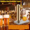 RGWYGCG Stainless Steel Beer Tower,Kegerator Tower,Beer Tower,Single Tap Draft Beer Kegerator Tower,Stainless Steel Single Faucet Draft Beer Tower for Home Brewing view 2