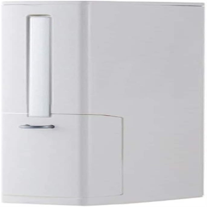 TATSEN Bathroom Trash Can Plastic Toilet Brush Bathroom Trash Can Garbage Bag Dispenser