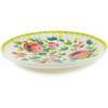 Polmedia Polish Pottery Lunch Plate UNIKAT - Sunshine Peony Pattern Handmade in Boleslawiec Poland + Certificate of Authenticity view 2
