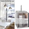 RGWYGCG Stainless Steel Beer Tower,Kegerator Tower,Beer Tower,Single Tap Draft Beer Kegerator Tower,Stainless Steel Double Faucet Draft Beer Tower for Home Brewing,Single Faucet Set+Drip Tray view 3