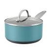 Anolon Achieve Hard Anodized Nonstick Sauce Pan with Lid, 2 Quart, Teal view 1