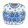 Blue Rose Polish Pottery - Blue Kalina Toothbrush Holder - 4.75" Tall - Perfect for Vanity, Sink or Bathroom Dcor view 1