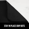 GORILLA GRIP Ultra Water Absorbent Microfiber Dish Drying Mat, 18x24, Quick Dry Thick Mesh, Slip Resistant Pad for Sink Dishes or Under Rack, Kitchen Counter Accessories, Machine Wash Mats, Black view 4