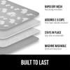 GORILLA GRIP Ultra Water Absorbent Microfiber Dish Drying Mat, 18x24, Quick Dry Thick Mesh, Slip Resistant Pad for Sink Dishes or Under Rack, Kitchen Counter Accessories, Machine Wash Mats, Elephants view 2