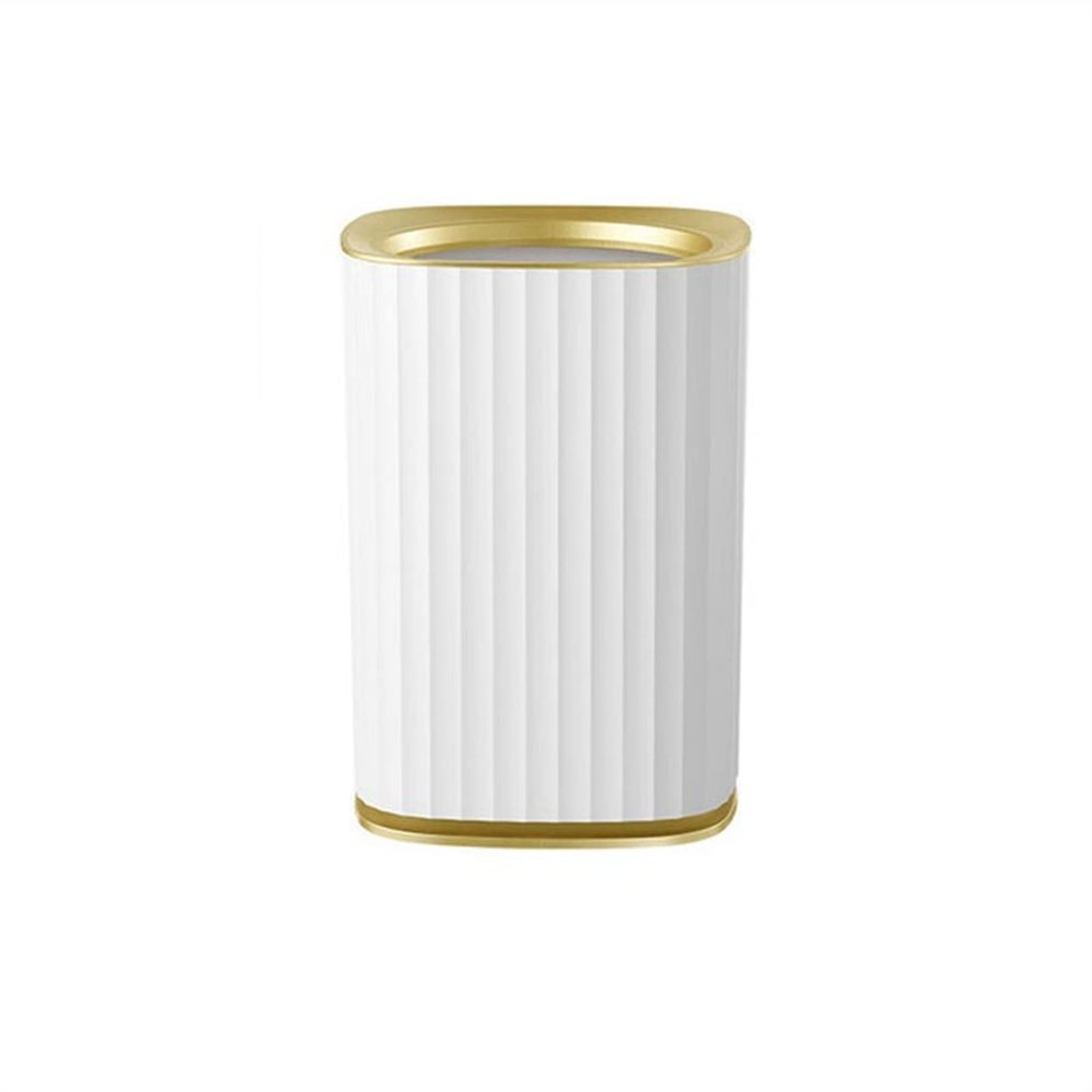DYPASA Wastepaper Basket 15L Garbage Can for Household Thickened High-end Living Room Rubbish Bin Office Waste Bin Without Lid Vertical Trash Can Garbage Can