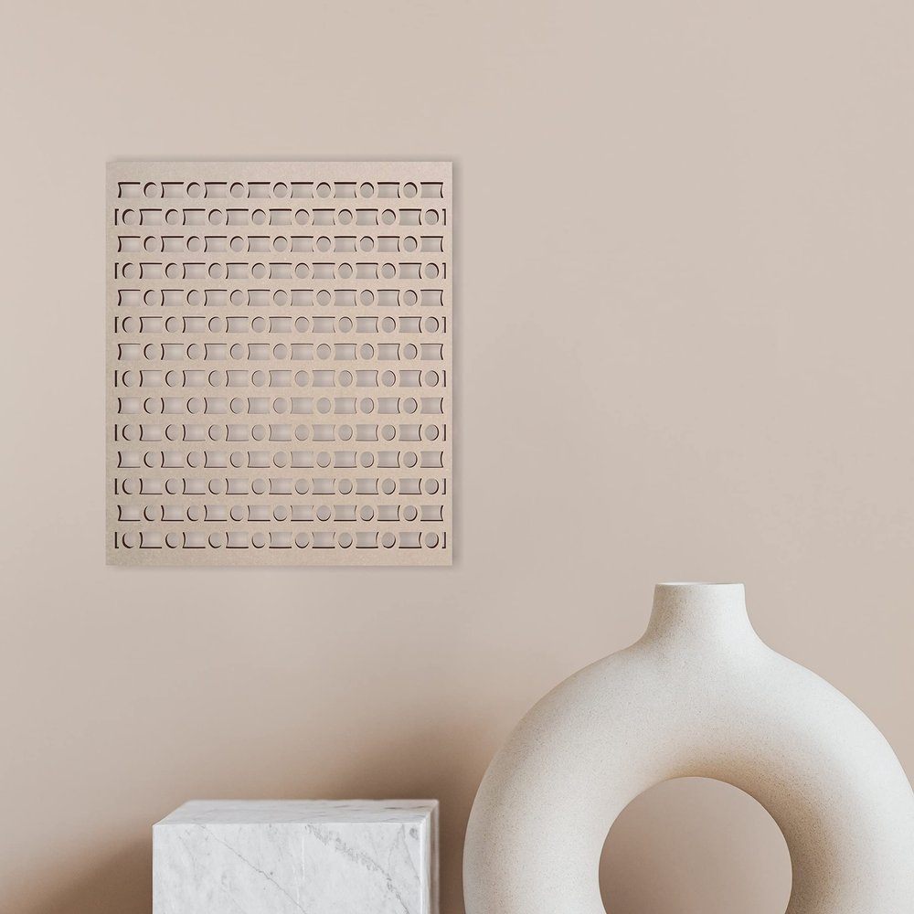 Abstract Lattice Panel - Wooden Cutout, Wall Art, Home Decor, Wall Hanging, Unfinished and Available in Many Sizes