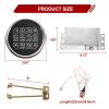 Gun Safe Lock Replacement, Electronic Keypad, 3-8 Digit Code, 2 Keys view 4