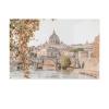 Rome Italian Vatican Bridge River Canvas Poster Bedroom Decor Sports Landscape Office Room Decor Gift,Canvas Poster Wall Art Decor Print Picture Paintings for Living Room Bedroom Decoration 12x18inch( view 1