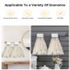 BOBOWUNY 1 Pcs Hanging Kitchen Hand Towels, Bird Flowers Super Soft Microfiber Tie Towels 14''x18'' Aborbent Washcloth for Bathroom Oven Tea Bar Spring Summer Dragonfly Herb Plants view 4