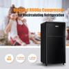 Compact Refrigerator 3.5 Cu.Ft WANAI Classic Retro Refrigerator 2 Door Mini Refrigerator Adjustable Remove Glass Shelves Refrigerator Suitable for Dorm Garage and Office view 4