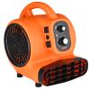 VEVOR Air Mover, 1/4 HP 1000 CFM Carpet Dryer for Cooling and Ventilating, Portable Floor Blower Fan with 4 Blowing Angles and Time Function, for Janitorial, Home, Commercial Use view 1