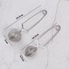 1/3 Pack Snap Ball Tea Strainer with Handle,Tea Strainer Ball Stainless Steel Tea Infuser Filter for Loose Leaf Tea Spices Seasonings(3pc Large) view 2