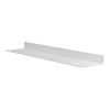 LXBAMKEA Aluminum Alloy Floating Shelves, LED Illuminated Shelves, Wall-Mounted Display Shelf, Home Bedroom Living Room Commercial Bar Storage Racks, Plant Shelf Bookcases (Color : White, Size : 60x view 1