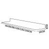 LXBAMKEA Aluminum Alloy Floating Shelves, LED Illuminated Shelves, Wall-Mounted Display Shelf, Home Bedroom Living Room Commercial Bar Storage Racks, Plant Shelf Bookcases (Color : White, Size : 60x view 3