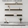 LXBAMKEA Aluminum Alloy Floating Shelves, LED Illuminated Shelves, Wall-Mounted Display Shelf, Home Bedroom Living Room Commercial Bar Storage Racks, Plant Shelf Bookcases (Color : White, Size : 60x view 4