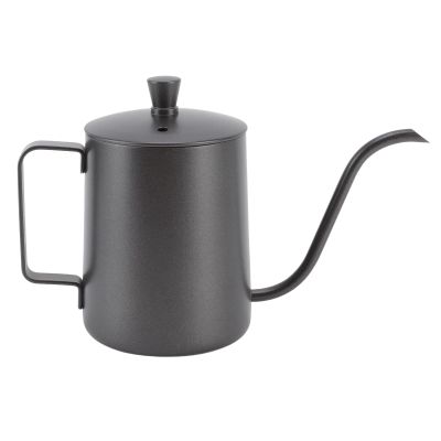 304 Stainless Steel Pour Over Coffee Kettle,Gooseneck Tea Coffee Kettle Pots,Pour Over Coffee Kettle Stainless Steel Handheld Narrow Drip Spout Coffee Pot(600ml-black)