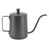 304 Stainless Steel Pour Over Coffee Kettle,Gooseneck Tea Coffee Kettle Pots,Pour Over Coffee Kettle Stainless Steel Handheld Narrow Drip Spout Coffee Pot(600ml-black) view 1