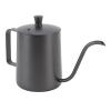 304 Stainless Steel Pour Over Coffee Kettle,Gooseneck Tea Coffee Kettle Pots,Pour Over Coffee Kettle Stainless Steel Handheld Narrow Drip Spout Coffee Pot(600ml-black) view 3