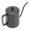 304 Stainless Steel Pour Over Coffee Kettle,Gooseneck Tea Coffee Kettle Pots,Pour Over Coffee Kettle Stainless Steel Handheld Narrow Drip Spout Coffee Pot(600ml-black) view 4