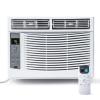 Adoolla Window Air Conditioner 6,000 Btus, Turbo Fast Cooling Up to 250 Sq.Ft. Flexible Window Opening(T Design), Window AC Unit with Remote & APP Control, Easy Install Kit, Auto Restart, 24H Timer view 1