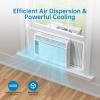 Adoolla Window Air Conditioner 6,000 Btus, Turbo Fast Cooling Up to 250 Sq.Ft. Flexible Window Opening(T Design), Window AC Unit with Remote & APP Control, Easy Install Kit, Auto Restart, 24H Timer view 2