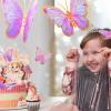 Outus 48 Pcs 3D Large Butterfly Party Decoration 12 Inch 8 Inch 4 in Big Butterfly Centerpieces for Tables Wall Stickers for Birthday Baby Shower Wedding Bedroom Hanging Decoration(Pink) view 4