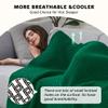 L'AGRATY Knitted Weighted Blanket - 48"x72" 12lbs Cooling Chunky Knit Heavy Blanket for Adults Braided Crochet Throw Thick Cable Yarn Knit Decorative No Beads Evenly Weighted Machine Washable view 4