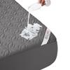 BEDLORE Waterproof Mattress Protector, Queen Size Mattress Pad Noiseless with Deep Pocket 6"-18" Depth, Soft Breathable Dirt-Proof Bed Mattress Cover Washable for Home, Bedroom, Hotel (Gray) view 1