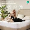 BEDLORE Waterproof Mattress Protector, Full Size, Deep Pocket, Eco-Friendly, Waterproof, Stain Protection, Washable, White view 3
