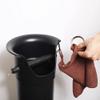 Floor Standing Coffee Grounds Bin, Commercial Espresso Knock Box With 100 Bundle Garbage Bag And Rag Removable Non-Slip Base Coffee Grind Collection Dump Bin ( Color : White , Size : 22x22x87.5cm ) view 2