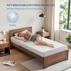 BEDLORE Waterproof Mattress Protector, Twin XL Size Mattress Pad with Deep Pocket 6"-15" Depth, Soft Breathable Bed Mattress Cover for Bedroom, College Dorm (White) view 3