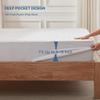 BEDLORE Waterproof Mattress Protector, Twin XL Size Mattress Pad with Deep Pocket 6"-15" Depth, Soft Breathable Bed Mattress Cover for Bedroom, College Dorm (White) view 4
