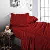 1000 Thread Count Egyptian Cotton Alaskan King Burgundy Sheet Set Super Soft & Silky Sateen Weave Wrinkle Free Easy to Fit Upto 21 inch Deep Pocket view 2