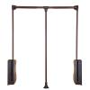 Pull-down Lifting Hanger, Wardrobe Rail Automatic Rebound Width Adjustable Hanger Space Saving Soft Reset, Adjustable Wardrobe Rod (Size : 450-600mm) view 2