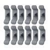 Magik 12-24 Pack Kitchen Appliances Cord Winder Rope Organizer Space Wrapper Hoder (12 Pack, Grey) view 1