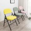 4PCS Stretch Folding Chair Slipcovers, Dining Room Chair Slipcovers Seat Covers for Kitchen view 4