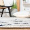 SAFAVIEH Adirondack Collection Area Rug - 4' Round, Light Grey & Navy, Modern Geometric Design, Non-Shedding & Easy Care, Ideal for High Traffic Areas in Living Room, Bedroom (ADR241N) view 4