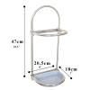 Foldable Stainless Steel Umbrella Stand, Umbrella Rack with Water Tray Drain Function Wall-mouted Space Saving Decor for Home Office Entry Hallway view 2