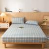 FCLDESHOP Deep Pockets,Solid Color Pure Cotton Deep Pocket Bedding Sheet, Soft Skin-Friendly Mattress Pad Cover for Single Double Bed,Square 3,200 * 220cm view 2