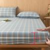 FCLDESHOP Deep Pockets,Solid Color Pure Cotton Deep Pocket Bedding Sheet, Soft Skin-Friendly Mattress Pad Cover for Single Double Bed,Square 3,200 * 220cm view 3
