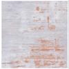 SAFAVIEH Washable Rug Tacoma Collection - 6' x 9', Grey & Rust, Slip Resistant & Easy to Clean, Ideal for Living Room, Bedroom, Home Office, Dining Space (TAC808P) view 3
