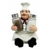 1 Set Of French Bistro Chef Jean Seasons And Spice Salt Pepper Shaker Holder view 1
