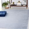 SAFAVIEH Washable Rug Faux Rabbit Fur Shag Collection - 6' Square, Light Grey, Slip Resistant & Easy Cleaning, Ideal for Living Room, Bedroom, Kids Playroom, Nursery, Dining Space (FRF976F) view 1