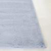 SAFAVIEH Washable Rug Faux Rabbit Fur Shag Collection - 6' Square, Light Grey, Slip Resistant & Easy Cleaning, Ideal for Living Room, Bedroom, Kids Playroom, Nursery, Dining Space (FRF976F) view 3