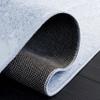 SAFAVIEH Washable Rug Tacoma Collection - 4' x 6', Grey & Blue, Slip Resistant & Easy to Clean, Ideal for Living Room, Bedroom, Home Office, Dining Space (TAC814F) view 2