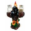 1 Set Of Farm Barnyard Rooster Salt Pepper Shakers Holder Figurine Spice To Crow About view 3