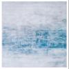 SAFAVIEH Washable Rug Tacoma Collection - 6' x 9', Grey & Blue, Slip Resistant & Easy to Clean, Ideal for Living Room, Bedroom, Home Office, Dining Space (TAC833F) view 1